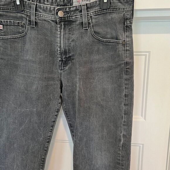 AG Adriano Goldschmied Tellis Men's 32x33 Gray Cotton Modern Slim Jeans - Picture 3 of 8